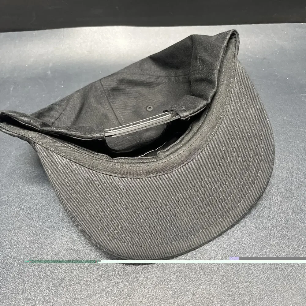 Brixton Manufacturing Company Black Workwear Baseball Hat With Patch Adjustable
